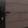 LuxeLine® Walnut Garden Gate 750x900mm - Standard Handle