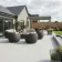 Nuova Grey Stone Effect Matt Porcelain Outdoor Slab Tile