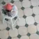 Octagon Effect Marine Blue Matt Vintage Pattern Wall and Floor Tiles