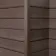 LuxeLine® Walnut Textured Composite Cladding Edging Corner Trim - 2500mm
