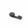 Trepanel Customise® Wooden Hanger Black Vertical Metal Hook