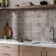 Zellige Mini Stone Grey Square Gloss Rustic Wall Tiles