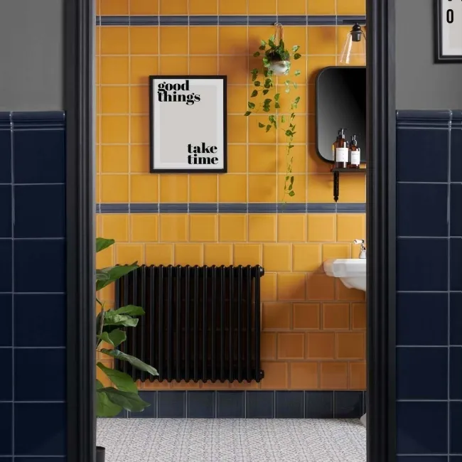 Capsule® Yellow Gloss Flat 150x150 Wall Tiles