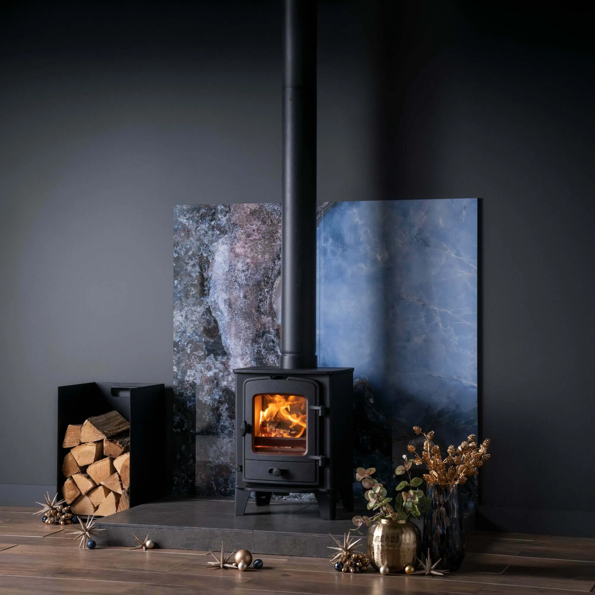 Deluxe Blue Onyx Effect Tiles