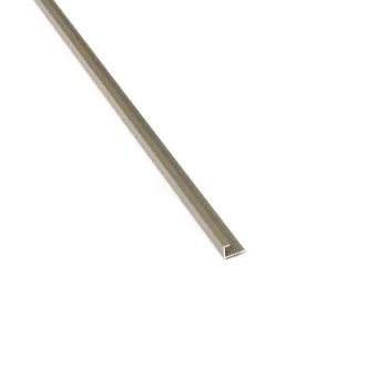 Trepanel Style® Aluminium End Cap Brushed Champagne 11mm