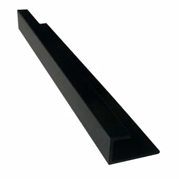 Trepanel Aqua® Shower Panel PVC End Cap Black