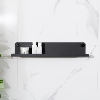 Trepanel Customise Black Shelf 519mm with Black Screws
