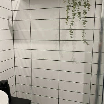 Linear Gloss White Brick Tiles