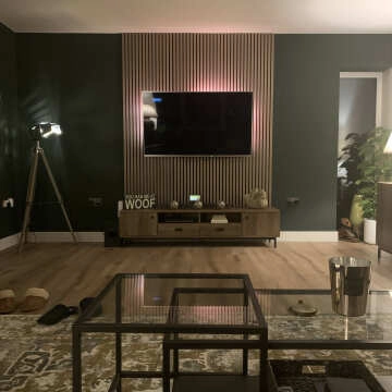 Trepanel® Smoked Oak Acoustic Wood Wall Panels
