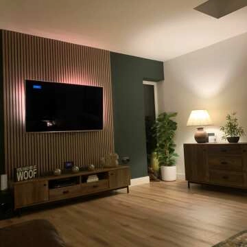 Trepanel® Smoked Oak Acoustic Wood Wall Panels