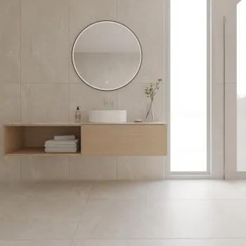 Ardesia Cream Stone Effect Matt Porcelain Tile