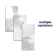 Raku Square Silver Grey Rustic Gloss Wall Tiles