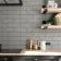 Linear Grey Matt Brick Shape Wall Tiles 300x100