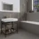 Chalkstone Ash Grey Matt Stone Effect Wall And Floor Tiles