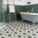 Faith Green Gloss Rustic Brick Effect Wall and Floor Tile