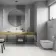 Courtyard Silver Peony Slate Effect Tiles