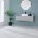 Frost White Marble Tile Luxury Click Vinyl Flooring 5.5mm