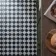 Canterbury Victorian Black & White Matt Marble Patterned Tiles