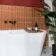 Hamlet Orange Gloss Brick Wall and Floor Tiles
