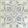 Helix Indigo Blue Matt Patterned Wall and Floor Tiles