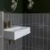 Linear Dark Grey Gloss Brick Shape Wall Tiles 300x100