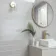 Linear Light Grey Gloss Brick Shape Wall Tiles 300x100