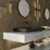 Foil Rust Metallic Brown Stone Effect Wall and Floor Tiles 600x300