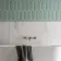 Pickett® Gloss Bevelled Green Mint Hexagonal Metro Tiles