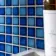 Pixel Ocean Dark Blue Blend Mosaic Tiles 25x25