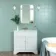 Rico Green Matt Flat Square Wall Tiles 150x150