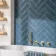 Rustic Teal Blue Gloss Metro Wall Tiles