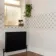 Dante Sand Cross Beige Matt Patterned Wall and Floor Tiles