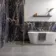 Trepanel Aqua Luxe® Blue Dramatic Marble Effect Embossed Gloss SPC XXL Wall Panel