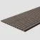 Trepanel Design® Silver on Dark Grey Felt Curve Acoustic Wall Panels