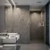 Trepanel Aqua® Matt Grey Marble Effect PVC Shower Wall Panel