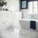 Modern Statuario Polished Marble Effect Tiles 600x600