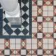 Churchill White & Navy Blue Corner Matt Victorian Tiles