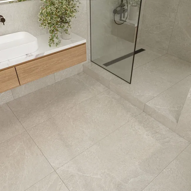 Ardesia Ivory Stone Effect Matt Porcelain Tile