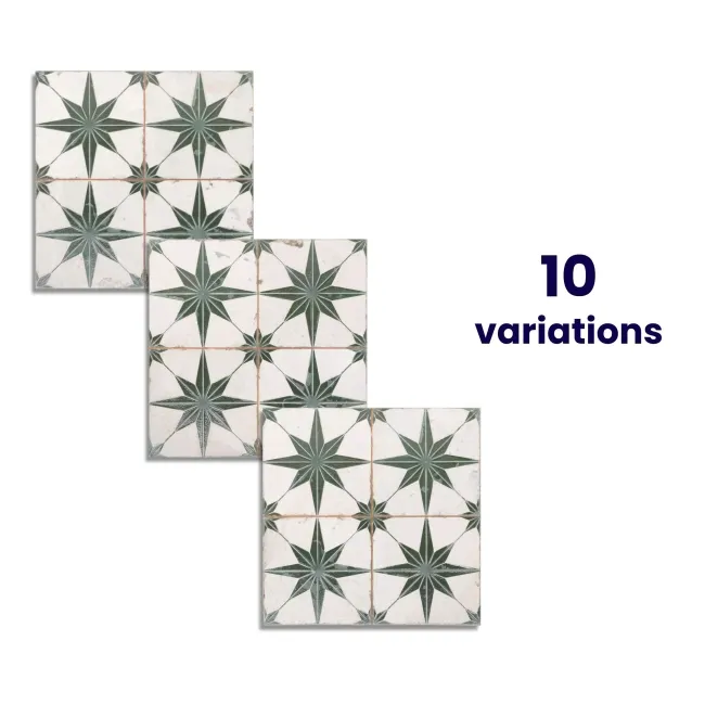 Cinders® Lux Star Forest Layer Tech Pattern Tiles