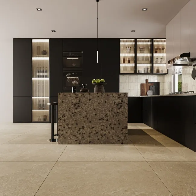 Ardesia Ivory Stone Effect Matt Large Porcelain Tile