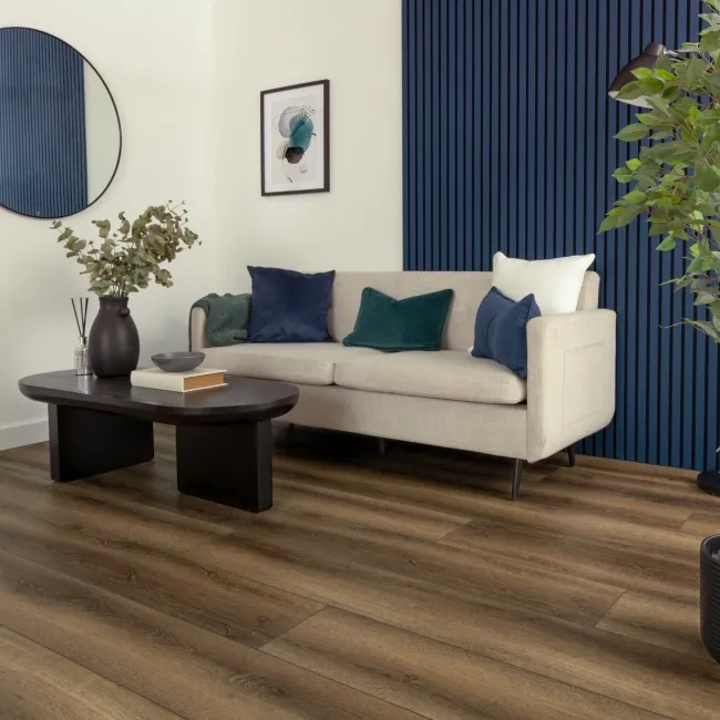 Adele Walnut Luxury Click Vinyl Flooring 5mm