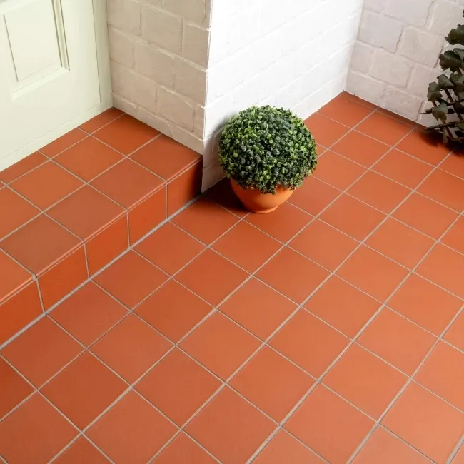 Aragon Flat Red Quarry Tiles