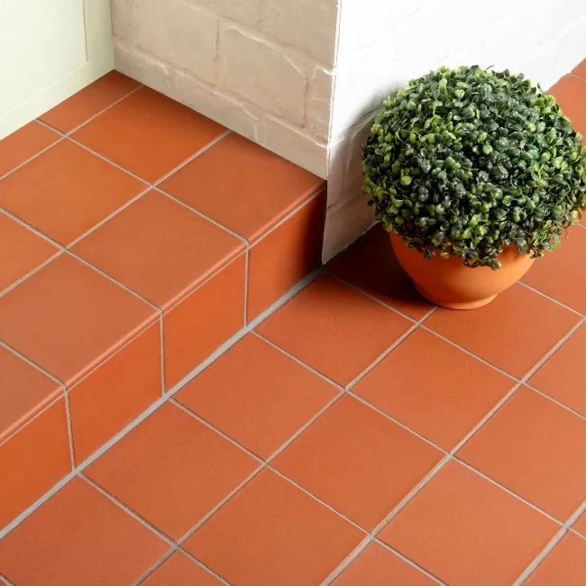 Aragon Flat Red Quarry Tiles