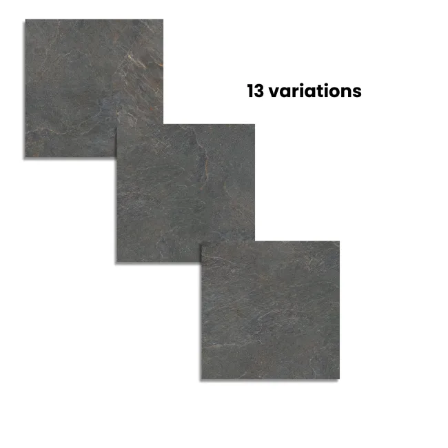 Ardesia Anthracite Stone Effect Matt Large Porcelain Tile