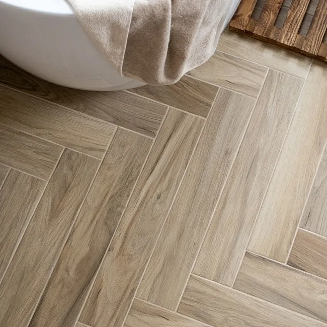 Bosco Noce Brown Wood Effect Porcelain Matt Wall and Floor Tiles
