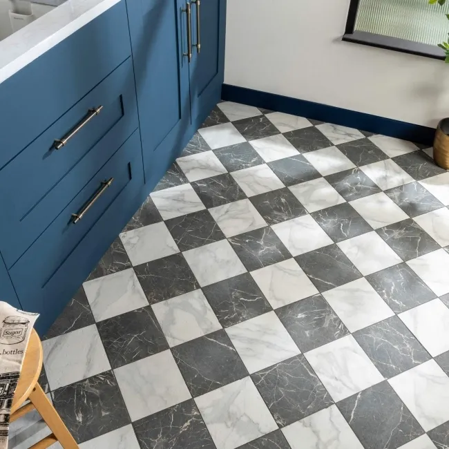 Camden Black Marble Effect Wall and Floor Tiles
