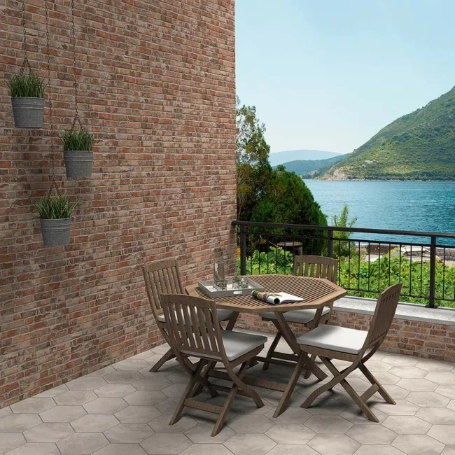 Rustic Masonry Classic Red Brick Effect Tiles