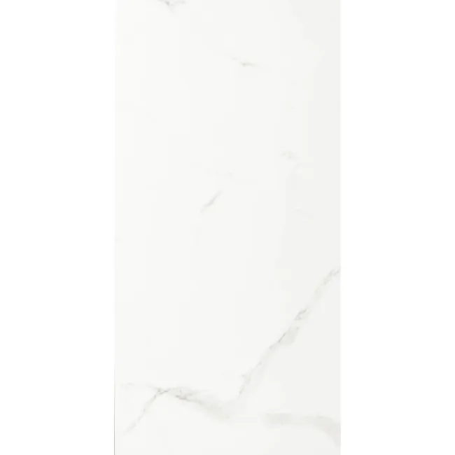Frost White Marble Tile Luxury Click Vinyl Flooring 6mm