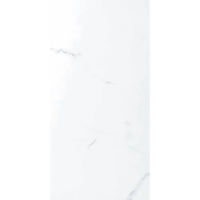 Frost White Marble Tile Luxury Click Vinyl Flooring 5.5mm