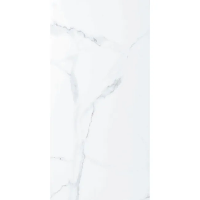 Frost White Marble Tile Luxury Click Vinyl Flooring 5.5mm